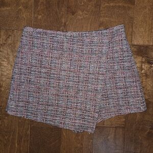 Chic Tweed Mini Skort